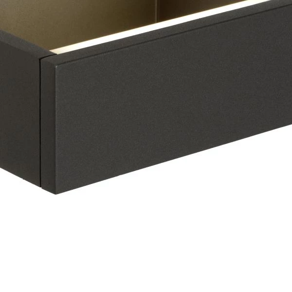 Lucide GOA - Wall light Indoor/Outdoor - LED - 1x10W 3000K - IP54 - Anthracite - detail 2
